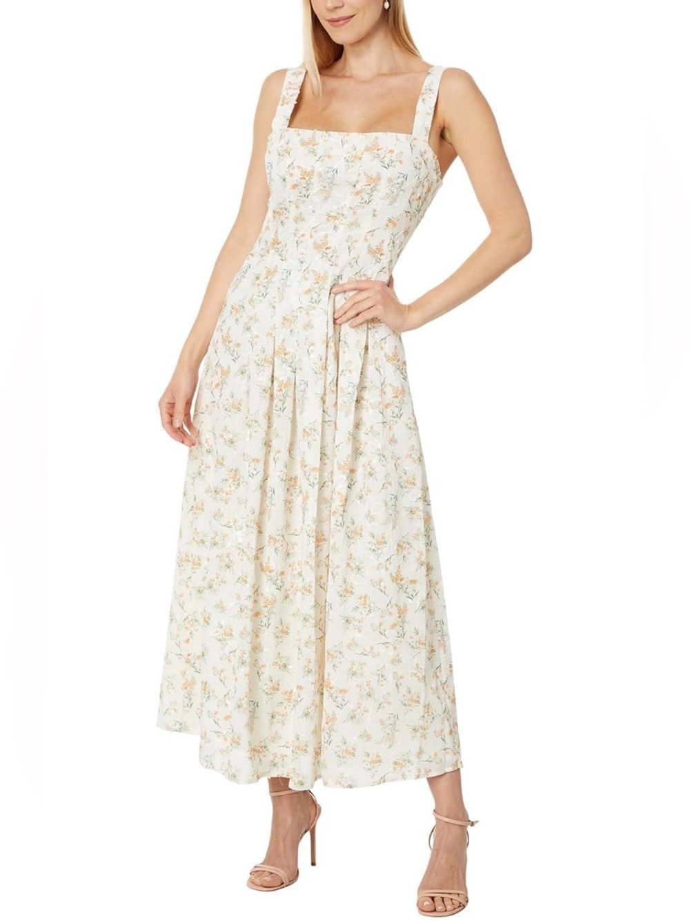 En Saison Hayley Floral Jacquard Sundress
